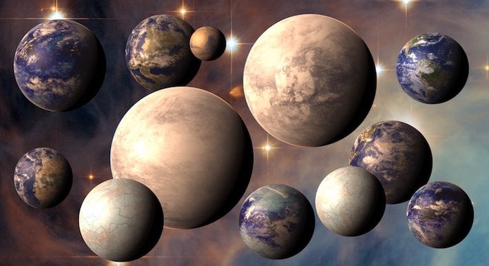 နေအဖွဲ့အစည်း ပြင်ပက ဂြိုလ်တွေဟာ ပုံစံ အမျိုးမျိုး အရွယ် အမျိုးမျိုး ရှိကြပါတယ်