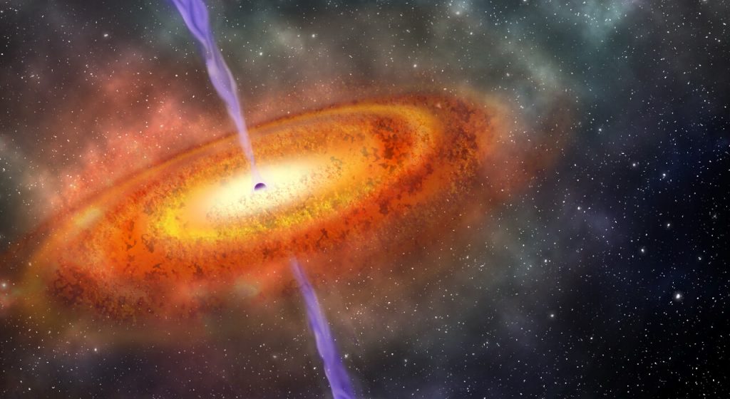 Black Hole ပတ်လည်က ဓါတ်ငွေ့ ဝဲဂယက်ကြီးရဲ့ အရောင်က ကြယ်တွေရဲ့ အရောင်ထက် ပိုတောက်ပါတယ်