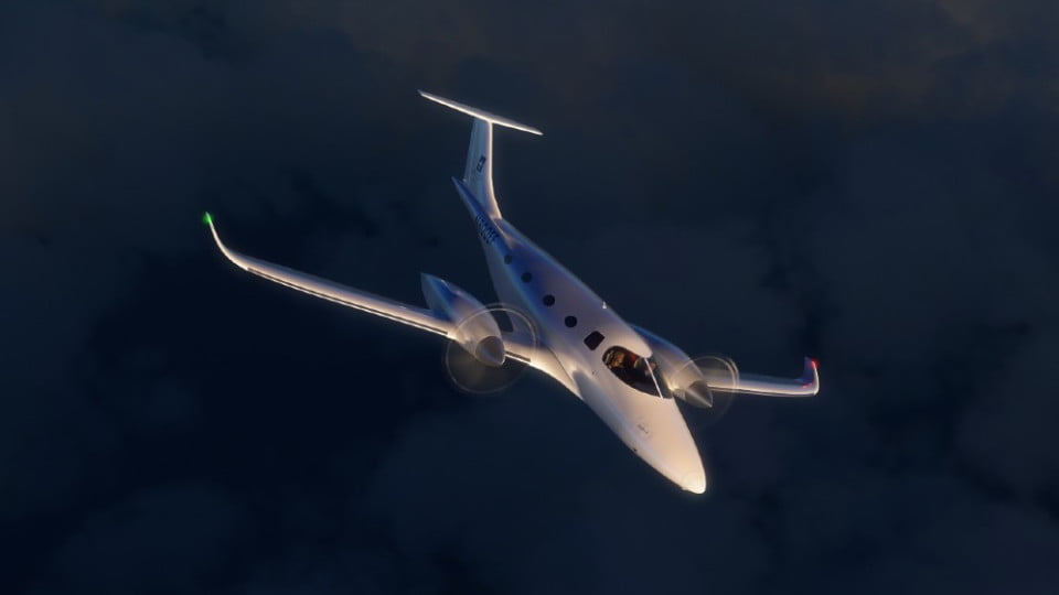 eFlyer 800 လျှပ်စစ်စွမ်းအင်သုံး လေယာဉ်ဟာ အကွာအဝေး ၅၇၅ မိုင်အထိ ပျံသန်းနိုင်မှာ ဖြစ်ပါတယ် (Photo: Bye Aerospace)