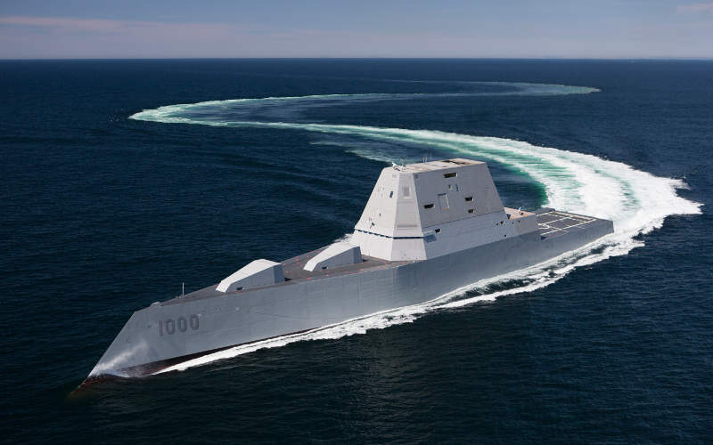 Zumwalt Class Destroyer (Photo: US Navy)