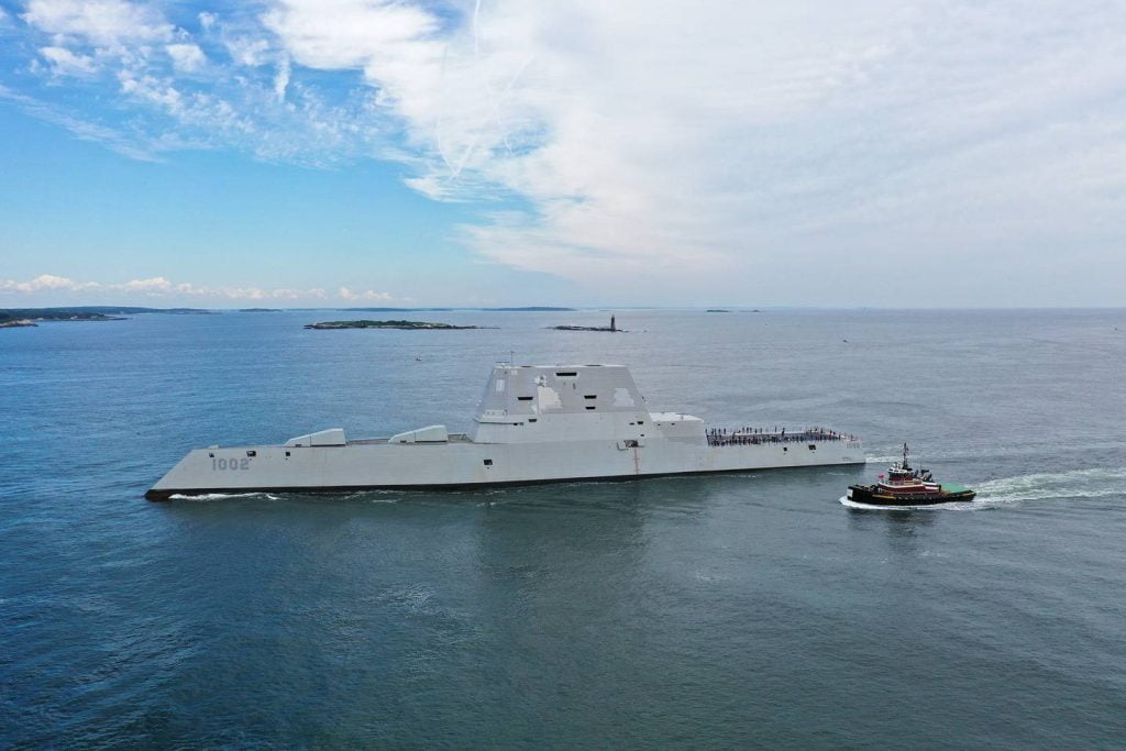 Zumwalt Class Destroyer (Photo: US Navy)