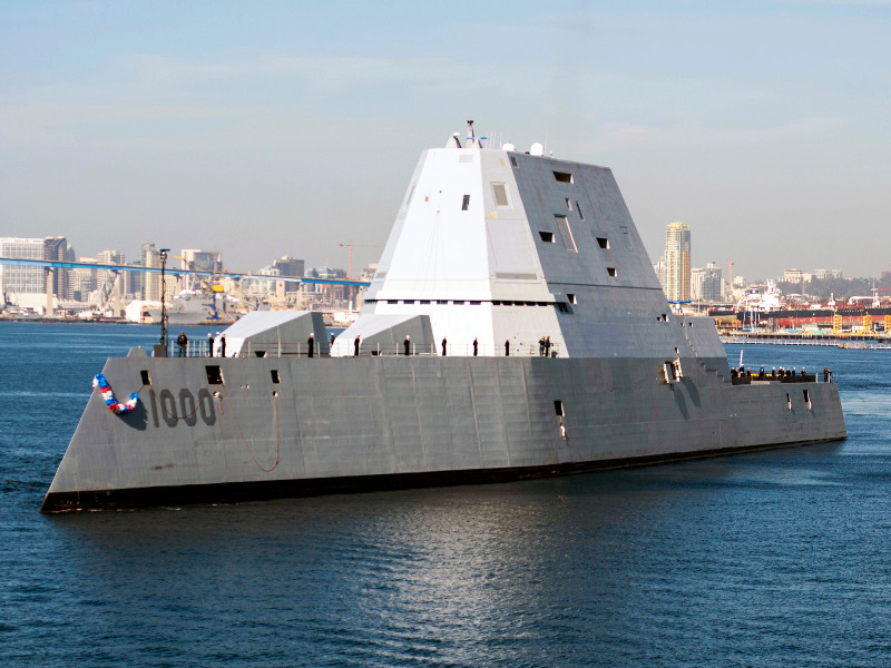 Zumwalt Class Destroyer (Photo: US Navy)