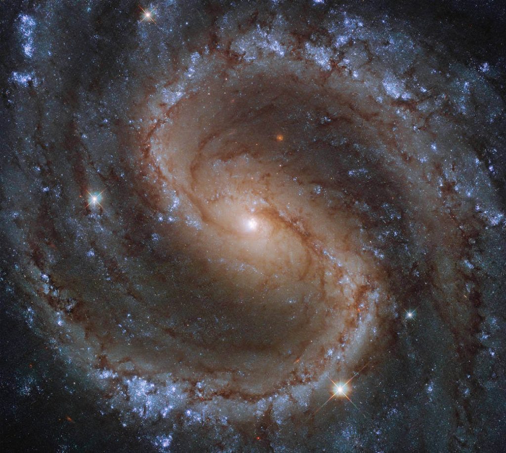 အလင်းနှစ် သန်း ၅၀ အကွာက NGC 4535 ခရုပတ် ဂလက်ဆီ (Image credit: ESA/Hubble & NASA, J. Lee and the PHANGS-HST Team)