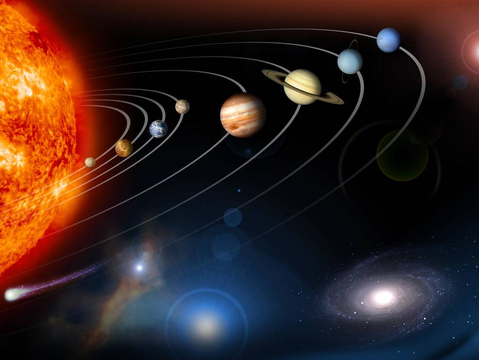 နေအဖွဲ့အစည်း မှာ နေကို ဂြိုဟ်တွေ ပတ်နေတာကို ဆွဲထားတဲ့ ပုံတွေကြောင့် အပေါ် အောက် ဆိုတဲ့ အမြင် ဖြစ်လာနိုင်ပါတယ်