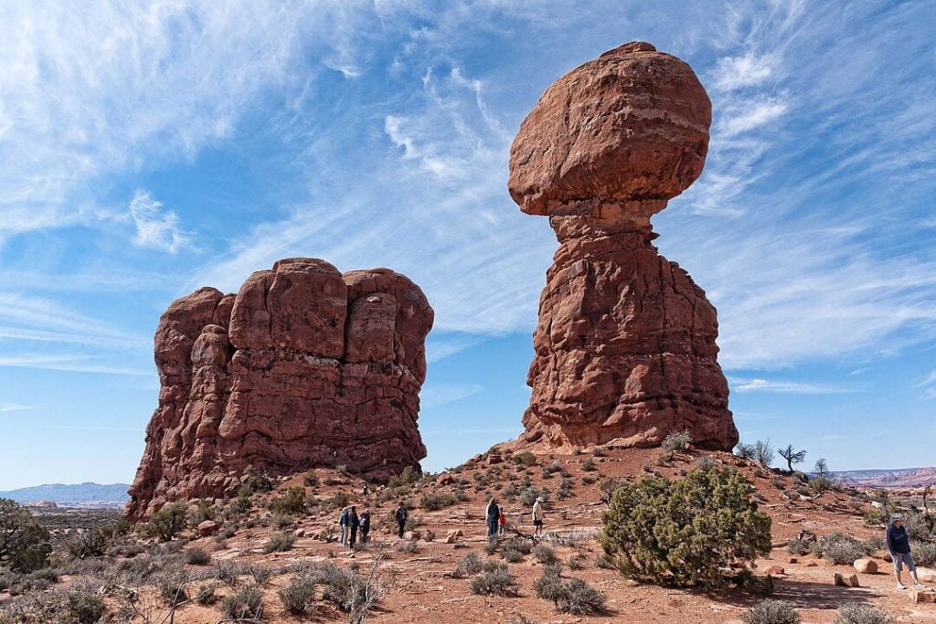 အမေရိကန် ပြည်ထောင်စုက Balanced Rock