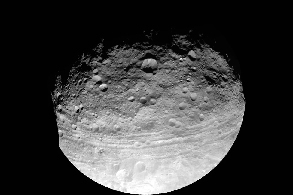 Asteroid Vesta (Credit: NASA)