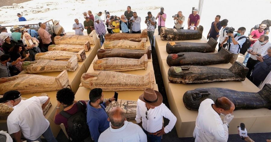 Egypt mummies from Saqqara