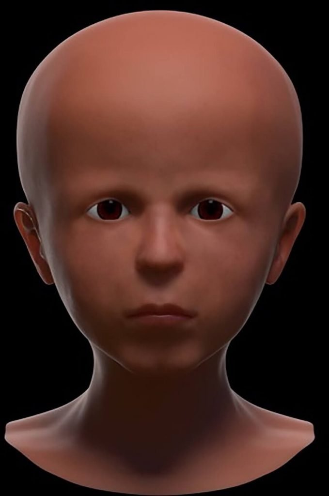 Egyptian boy's facial reconstruction