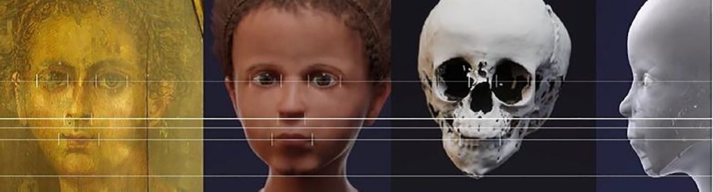 Egyptian boy's facial reconstruction