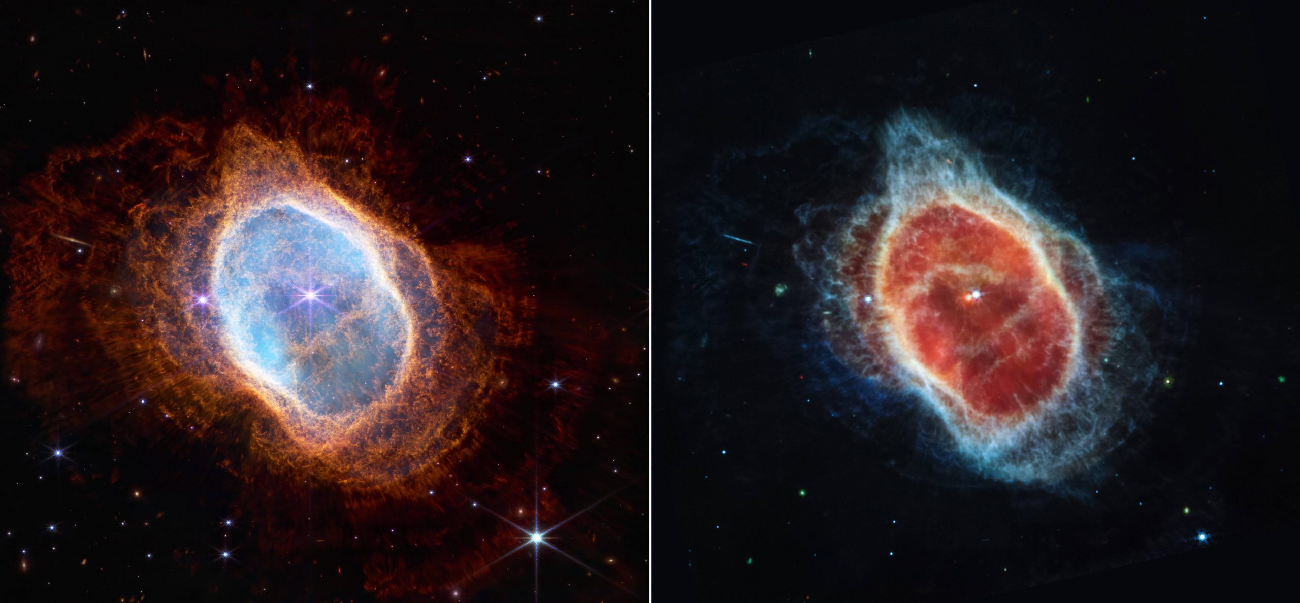 Southern Ring Nebula infrared image