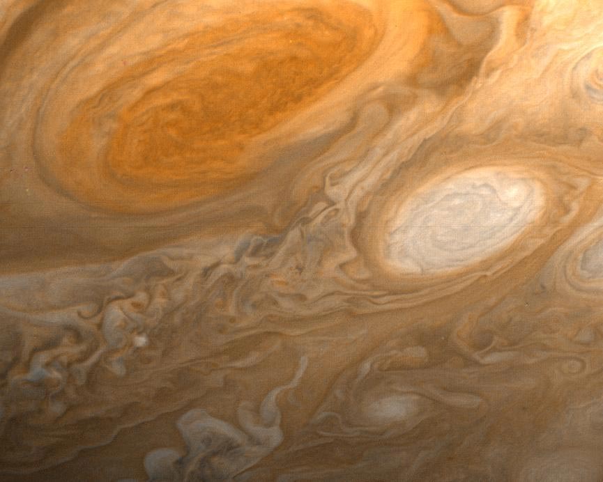 Jupiters-Great-Red-Spot-and-White-Ovals-Voyager-1