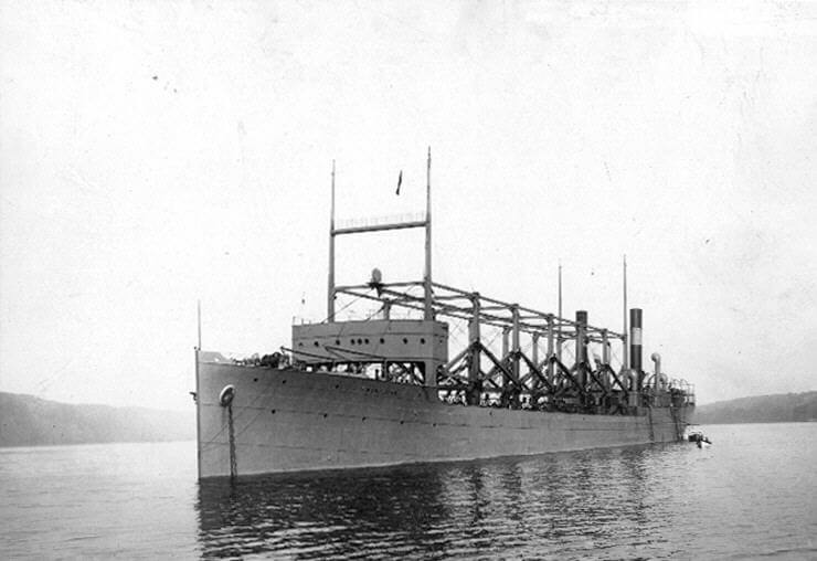 USS Cyclops in Hudson River